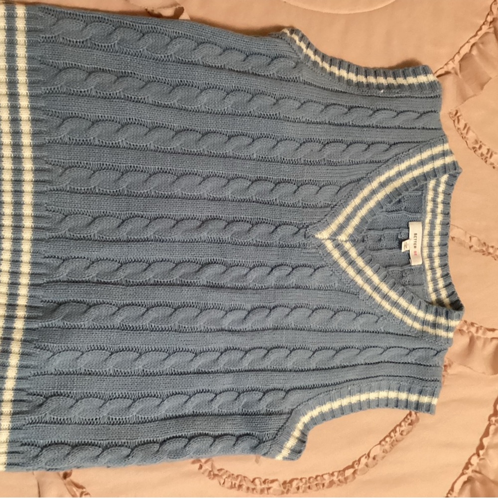 Better Be Blue V-Neck Sweater